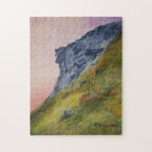 Oud Man in de bergen, NH Waterverf Poster Legpuzzel (Verticaal)