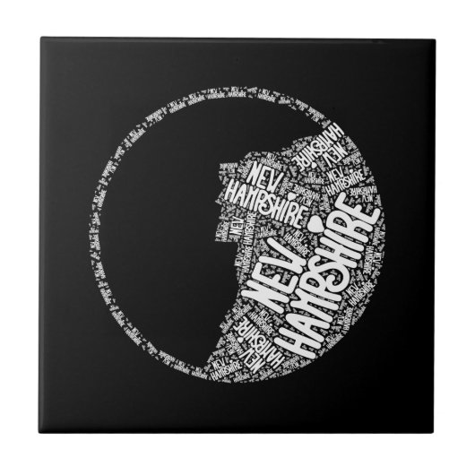 Oud Man in de keramische bergtegel Tegeltje (Voorkant)