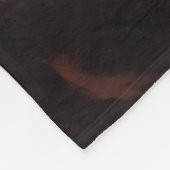 Oud Man in een rode kat (kerstmis) Fleece Deken (Hoek)