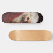 Oud Man in een rode kat (kerstmis) Persoonlijk Skateboard (Horizontaal)
