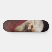 Oud Man in een rode kat (kerstmis) Persoonlijk Skateboard (Horizontaal)