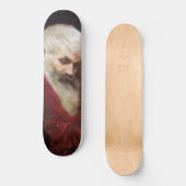 Oud Man in een rode kat (kerstmis) Persoonlijk Skateboard (Voorkant)
