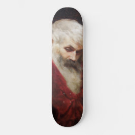 Oud Man in een rode kat (kerstmis) Persoonlijk Skateboard