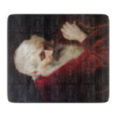 Oud Man in een rode kat (kerstmis) Snijplank (Voorkant)