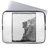 Oud Man in het Mountain Computer Hoesje Laptop Sleeve (Voorkant)