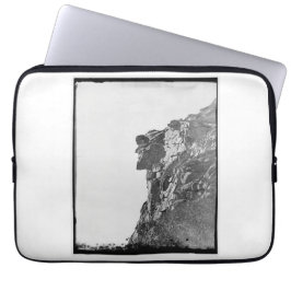 Oud Man in het Mountain Computer Hoesje Laptop Sleeve