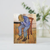 Oud Man in Sorrow door Vincent van Gogh 1890 Briefkaart (Staand voorkant)