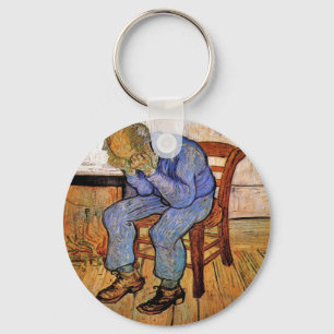 Oud Man in Sorrow door Vincent van Gogh 1890 Sleutelhanger