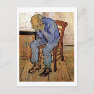 Oud Man in Sorrow Van Gogh Fine Art Briefkaart