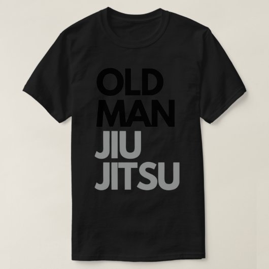 Oud Man Jiu Jitsu 1 T-shirt (Design voorkant)