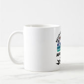Oud Man met backhoe Funny Excavator Gift Dads Koffiemok (Links)