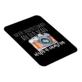 Oud Man met camera Magneet (Rechterzijde)