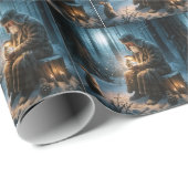 Oud Man met een konijn Cadeaupapier (Rol Hoek)