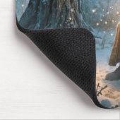 Oud Man met een konijn Muismat (Hoek)