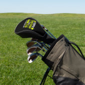 Oud Man met een Pickleball Paddle Funny Senior Man Golfheadcover (Insitu)