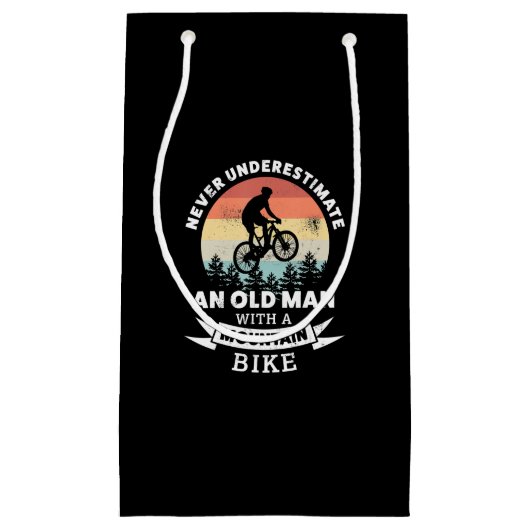 oud man met mtb klein cadeauzakje (Voorkant)
