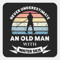 Oud Man met water