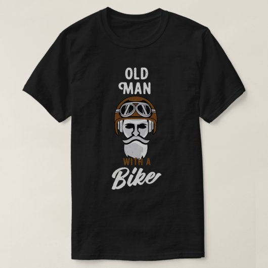 Oud Man Motorcycle Club  Grunge Biker 1 T-shirt (Design voorkant)