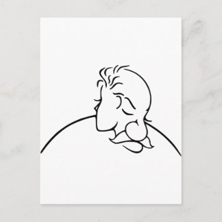 Oud Man of Jonge Dame Optische illusie Briefkaart