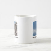 Oud Man op de bergen (optische verlichting) Koffiemok (Center)