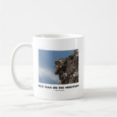 Oud Man op de bergen (optische verlichting) Koffiemok (Links)