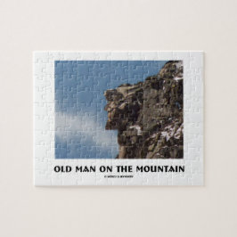 Oud Man op de bergen (optische verlichting) Legpuzzel