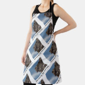 Oud Man op de optische lichtsterkte van de bergen Schort (Insitu)