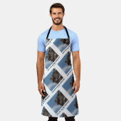 Oud Man op de optische lichtsterkte van de bergen Schort (Gedragen)