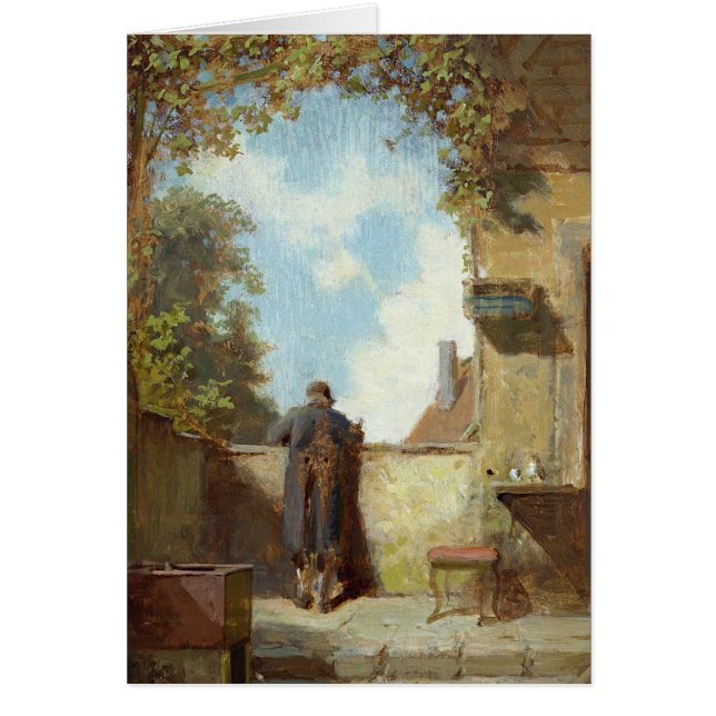 Oud Man op de Terrace (Voorkant)