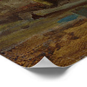 Oud Man op de Terrace Poster (Hoek)