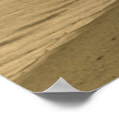 oud man op het strand - vers poster (Hoek)