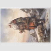 Oud Man Santa 2 Decoupage Papier (Voorkant)