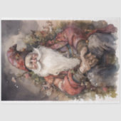 Oud Man Santa 3 Decoupage Papier (Voorkant)