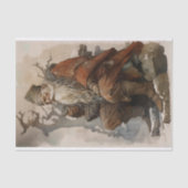 Oud Man Santa 4 Decoupage Papier (Voorkant)