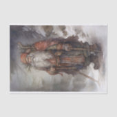 Oud Man Santa 5 Decoupage Papier (Voorkant)