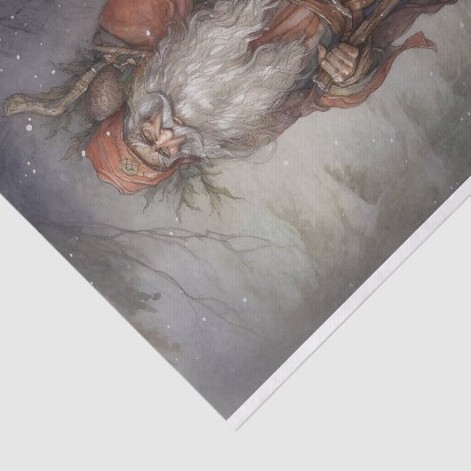 Oud Man Santa 5 Decoupage Papier (Detail)