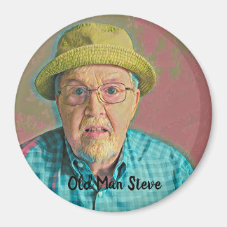 Oud Man Steve fan magnet