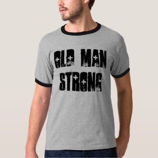 OUD MAN STRONG — RINGER T-SHIRT