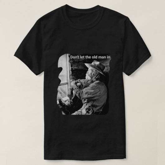 Oud man t-shirt (Design voorkant)