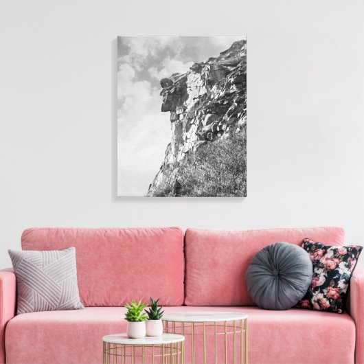 Oud Man van de Berg, 1901.  foto Canvas Afdruk (Insitu (Woonkamer))