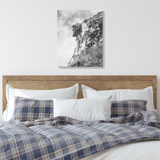 Oud Man van de Berg, 1901.  foto Canvas Afdruk (Insitu (Slaapkamer))