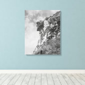 Oud Man van de Berg, 1901. foto Canvas Afdruk (Insitu (Houten vloer))