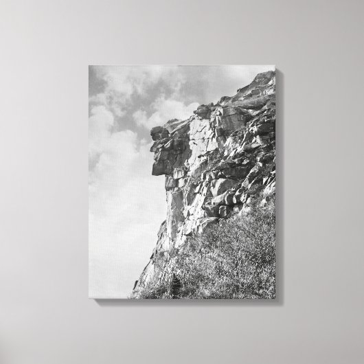 Oud Man van de Berg, 1901. foto Canvas Afdruk (Voorkant)