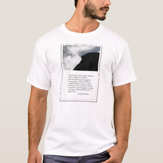Oud Man van de Berg en Daniel Webster T-shirt (Voorkant)
