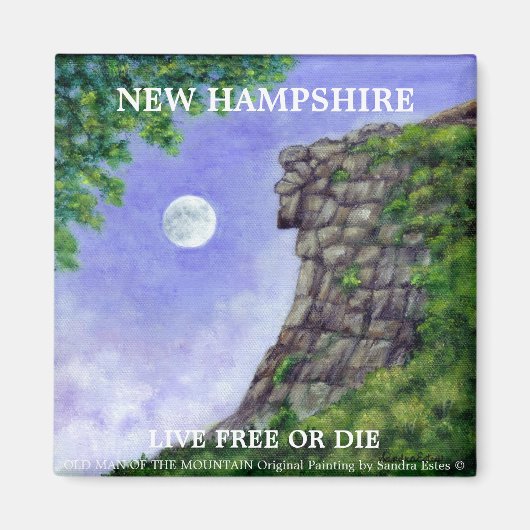 OUD MAN VAN DE BERG New Hampshire Art Magnet 2 (Voorkant)