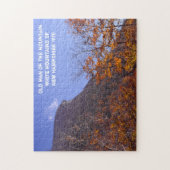 Oud Man van de Mountain New Hampshire Legpuzzel (Verticaal)