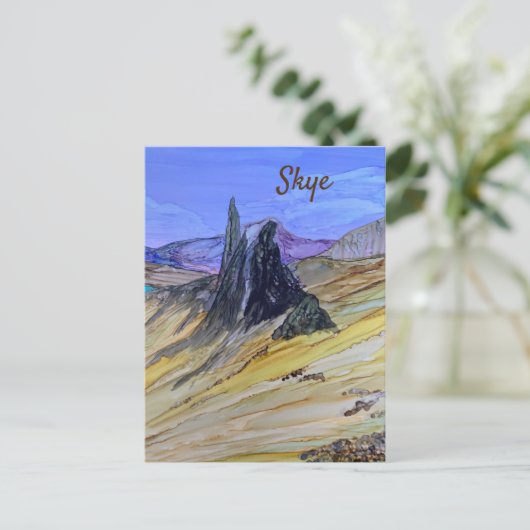 Oud Man van de "Storr Skye" Briefkaart (Staand voorkant)