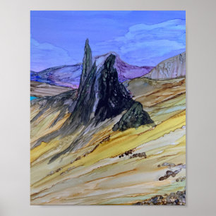 Oud Man van de "Storr Skye" Poster