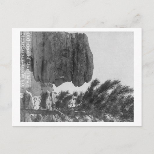 "Oud Man" van het park nabij Sundance Briefkaart (Voorkant)