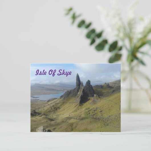 oud Man van het Sint-Sint-Skye Briefkaart (Staand voorkant)